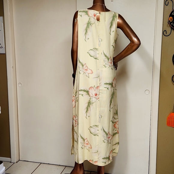 Bamboo Traders Resortwear Silk Maxi Dress - Picture 4 of 6